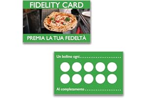 PRINTSERVIS Lot de 10 cartes de fidélité multi-usages pour esthéticienne coiffeuse boutiques bar barbier, fidélité carte multifonction imprimée sur papier 350 g fidélité pour vos clients (50 pièces)