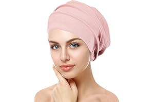 VUCDXOP Gorro Sombrero Pañuelo Turbante Mujer,Cancer Chemo Sombrero Beanie Bufanda Floral Wrap Cap Cabeza de Turbante Muslim Turbante Cap para Càncer Quimioterapia Chemo Pèrdida de Pelo Cabello