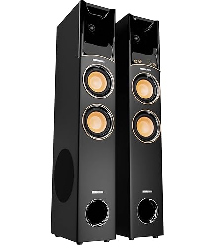 Pure Acoustics Supernova Series 2-Way 6.5-Inch Tower Speaker With