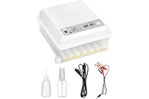 QWORK brutautomat vollautomatisch, brutmaschine, Hühnerbrutkasten, inkubator hühner, 36 Eier