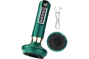 ‎AISCHENS Aischens Elektryczne Urządzenie do Masażu Bańkami,Masażer Antycellulitowy na Nogi/Brzuch/Ręce,Urządzenie Antycellulitowe, Aparat do Drenażu Limfatycznego z 12 Programami & 4 Trybami