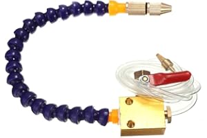 ChgImposs Unidad de sistema de lubricación de mist Coolant Mist Coolant, Engraving Metal Cutting Engraving Cooling Machine with Air Pipe for CNC Lathe Milling Drill Machine