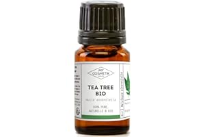 MY COSMETIK - Huile Essentielle de Tea tree BIO AB - Issue de l'agriculture Biologique - Chémotypées HEBBD/HECT - 100% pure et naturelle - Certifié ECOCERT - Fabriqué en France - 5 ml