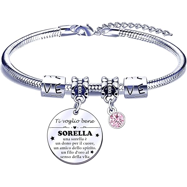 Bracciale Donna In Argento 925 Con Simbolo Infinito - Regalo Per Migliore Amica, Fidanzata, Sorella - Lunghezza 17+4 Cm - Fatto A Mano, Ipoallergenico