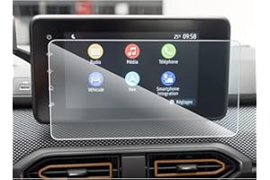 KARYLAX Protection d'écran en Verre Flexible 100% Transparent Compatible avec Dacia Sandero 2021 Media Display 8 Pouces