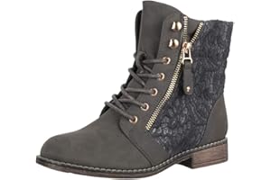 Elara Botines Mujer Botas de Trabajo Chunkyrayan