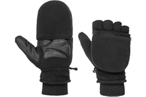 Barts Fingerless Fleece Gloves Women/Men - mittens with lining Winter Autumn-Winter