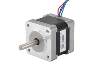 STEPPERONLINE Moteur pas a pas Nema 14 Bipolaire 1.8deg 18Ncm 0.8A 35x35x34mm 4 Fils pour Imprimante 3D, Machine CNC