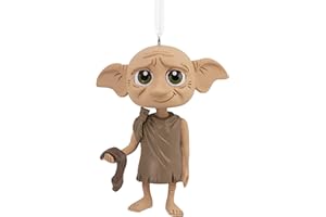 Hallmark Decorazione natalizia a tema Harry Potter, Dobby l'elfo, decorazione di Harry Potter, ornamento natalizio da appendere, regali per Natale
