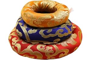 Sarini Lot de 3 coussins pour bol chantant tibétain