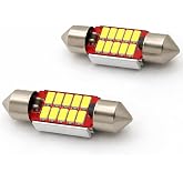 31mm Sofit LED Ampul, Beyaz, 12V, CANBUS Hatasız, Ultra Parlak, Tavan ve Plaka Aydınlatması, 2'li Set