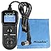 Price comparison product image JJC 5 in 1 Multifunction Cable Remote Release with Timer and Interval  Function suitable for Nikon D3 D4 D5 D300S D700 D800 D500 – Includes Minadax Cleaning Cloth