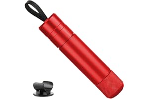 BEEHUG Safe Hammer Glass Breaker, Portable Mini Car Window Breaker Escape Tool, 2-in-1 Car Safety Hammer Seat Belt Cutter with Holder, Emergency Escape Tool for Rescue, Escape, Lifesaving, Disaster - Red
