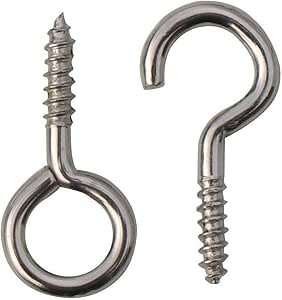 WEERSTONE Lot de 12 crochets en S en acier inoxydable - 15 cm WEERSTONE Lot de 12 crochets en S en acier inoxydable - 15 cm
