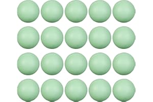 XAGMODSHN Confezione da 20 palline da ping pong che si illuminano al buio, 40 mm, per adulti, giochi amatoriali e per bambini, per esercitarsi e competizioni