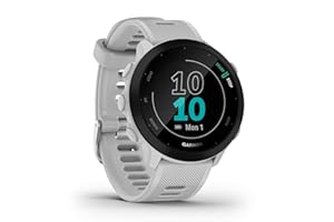 ‎GARMIN Garmin Forerunner 55 – GPS-Laufuhr mit 1,04“ Always-On-Farbdisplay, täglichen Trainingsempfehlungen, Laufzeitprognose, Sport-Apps, Schwarz und bis zu 14 Tagen Akkulaufzeit.