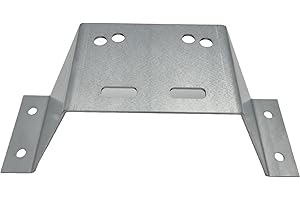 GOOD YOURKON STUFF Yourkon Ersatzradhalter universal Reserveradhalter für Anhänger/Wohnwagen 3mm Stahl 34x10,9cm