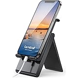 Lamicall Adjustable Phone Stand - Foldable Phone Holder Desk Stand, Dock, Cradle Compatible with iPhone 12 Mini, 12 Pro Max, 
