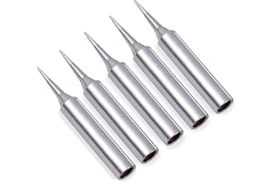 KA WAH CORE Punta per Saldatore, 5 Pezzi Punte di Saldatore, Punte Tipo 900M Saldatura di Ricambio Rame Nichelato Saldatore per Stazione di Saldatura (900M-T-I)