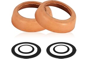 JINXIAN 2 Leather Handle Cuffs Piston Type 75 for Water Pump Seals - Garden Hand Pump Performance Spare Parts (Brown)