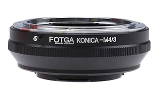 Fotga Objektivadapter-Konverter für Konica AR Mount Objektiv auf M4/3 Micro Four Thirds MFT spiegellose Kameras, für Panasonic GH5 GH6 GF6 G100 GF10 GX9 GX85 Olympus OM-1 E-M1 E-M10 III E-P7 E-PL8/9