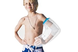SUPERNIGHT Waterproof Cast Cover, Teenager Full Arm for Bathe Shower, Watertight Plaster Cast Bandage Protector for Arm, Wrist, Elbow and Hand Wounds(Long)