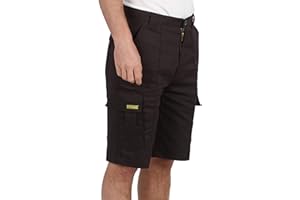 SITE KING Mens Combat Cargo Work Shorts Sizes 28 to 52 - Black/Navy/Khaki