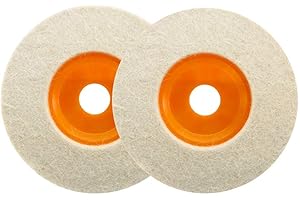 Haobase 2 PZ 4 "100mm Lana Lucidatura Angolo Grinders Ruota Feltro Lucidatura Disco