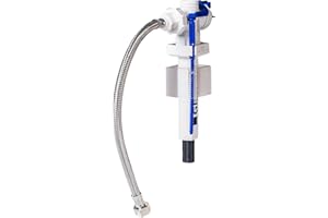 MIUFA Valvola di riempimento posteriore, vite interna da 3/8", compatibile con Geberit Impuls 383 WC cisterna ingresso posteriore, valvola di riempimento del serbatoio WC