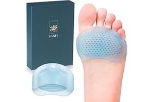 SMATIS Lot de 4 coussinets métatarsiens anti-échauffement/douleur (névromes, échauffement, atrophie du coussinet adipeux), pour homme et femme