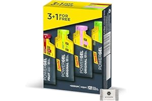 WOMANDA PowerBar PowerGel Original Mixbox - High Carb Energy Gel (pakiet promocyjny 3 + 1)