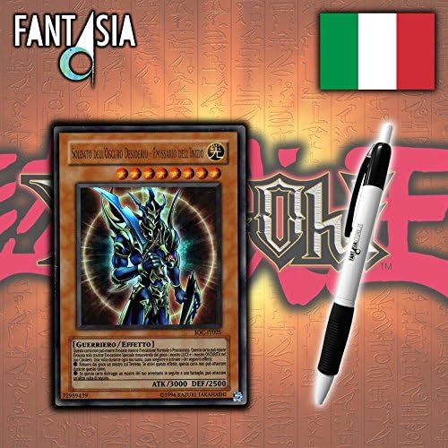 Black Luster Soldier - Envoy of the Beginning SUPER-RARE - IOC-IT025 - Yu-Gi-Oh! card in ITALIAN + Fantàsia Pen!