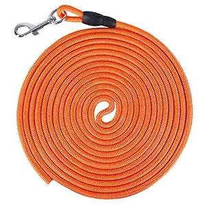 Vivifying Dog Check Cord, 32FT/10M Floatable Long Dog Training Rope for Beach, Lake