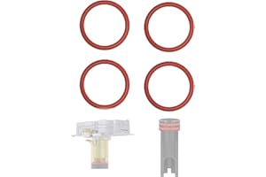 SUNDRERFECT Juego de 4 Juntas Tóricas Compatibles con Delonghi Magnifica S, Dinamica, EAM, ECAM, ESAM,-Para Grupo de Café, Pistón de Presión y Bloque Calentador