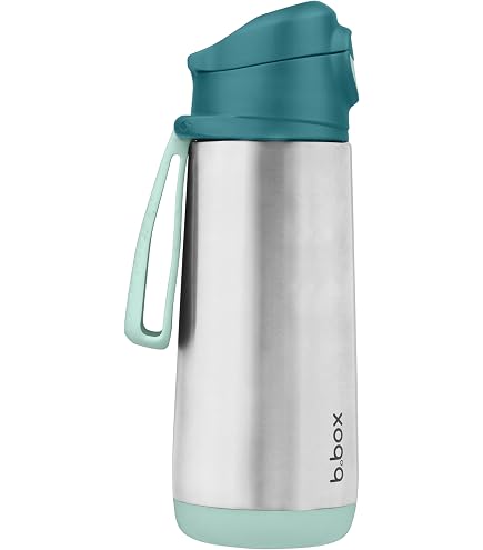 B.box Isolierte Trinkflasche Edelstahl 500 Ml – Hält Getränke 15 H Kalt & 8 H Warm, Auslaufsicher