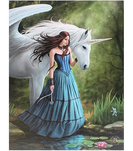 Spirit of Equinox Solace - Fantastic Winter Unicorn Design