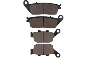 SOLLON Brake Pads Front and Rear for Honda VTR 250, CB500X CB500F CB500R, Rebel 300 500 CMX 300 CMX 500, CTX 700, NC 700 NC 750, CB300F CBR300R
