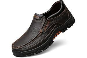 WNUKATO Herren Freizeitschuhe Business Casual Lederschuhe Bequeme Herrenschuhe 9088 GM