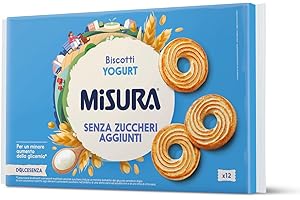 Misura Dolcesenza Biscotti allo Yogurt | Senza Zuccheri Aggiunti | Confezione da 400 grammi