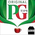 PG Tips Original | Black Tea Bags Bulk | Individually Wrapped Teabags | One Cup | Refreshing & Flavourful | 1000 Plant Based Biodegradable Envelopes
