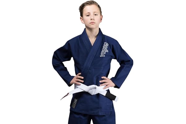 Venum unisex - barn Contender Kinder Bjj Kampfanzug (Free Weiß Belt Included) björn kostym (1-pack)