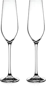 DIAANTE White Wine Glasses Pair - ‘Auris’ Collection Undecorated