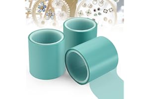 FuxFuis 3 PCS Ruban Adhésif pour Résine Époxy, 5m*5cm Ruban Adhésif pour UV Rouleaux Adhesif sans Trace Ruban de pour Moulage en Époxy Ruban Résine Anti Fuite pour Bijoux Cadre Artisanat DIY