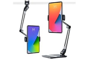 Twelve South HoverBar Duo do iPada/iPada Pro/tabletów, regulowane ramię z obciążoną podstawą i zaciskami powierzchniowymi do montażu iPada