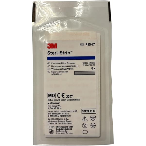 3M Punti Strisce Sterili Pelle Di Chiusura - 1/4 X 4 - One Busta - Foto 10