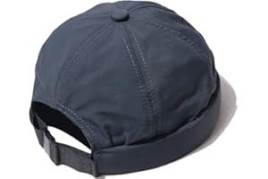 CLAPE Sommer Docker Cap Quick Drying Cap Ohne Schirm Schnelltrocknend Seemannsmütze Fisherman Beanie Lightweight Skullcap Rollup Edge Watch Cap Brimless Hat Hafenmütze