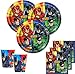Produktbild 48 Teile Justice League Superhelden Party Deko Basis Set - für 16 Kinder
