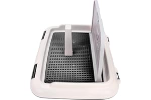 NEZE Toilette pour Chiens Toilette pour Chiots et Chats pour Chien Mâle pour Petits Chiens (Noir)