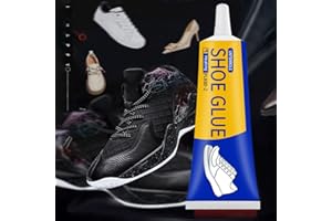 Cikiki Przezroczysty klej do butów - wodoodporna, odporna na pęknięcia precyzyjna końcówka - do butów sportowych, butów wspinaczkowych, skórzanych toreb, 2 Fl Oz