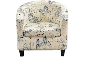 CHNSHOME Copripoltrona 1 posto chesterfield elasticizzato copri poltroncina fodera poltrona chesterfield 2 pezzi copripoltrona universale